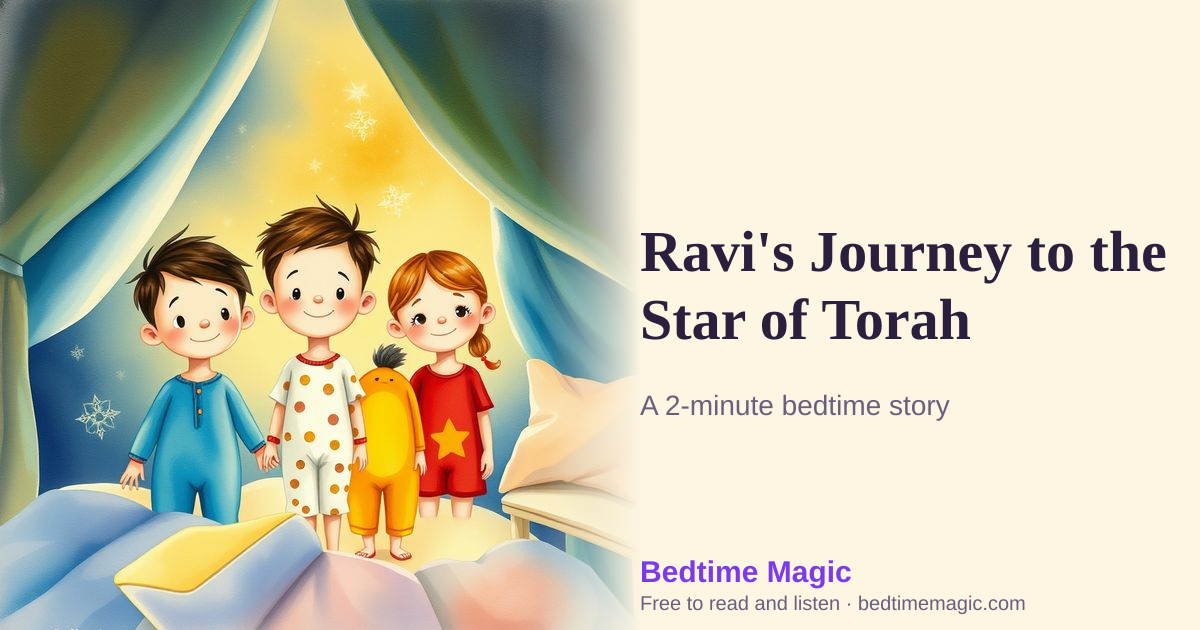 Illustration for Ravi's Journey to the Star of Torah