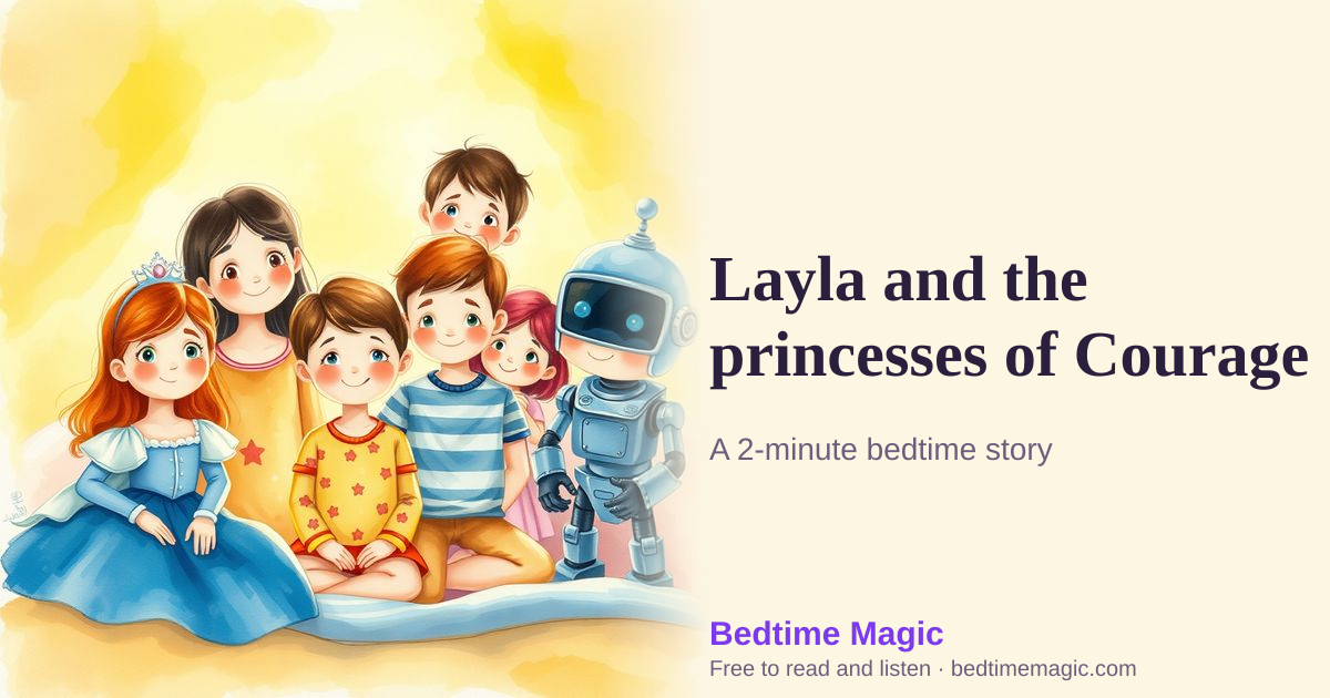 Illustration for Layla and the princesses of Courage