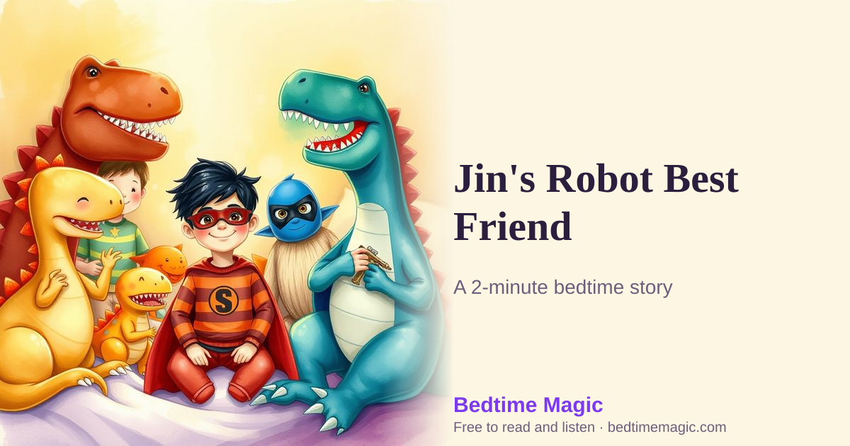 Illustration for Jin's Robot Best Friend