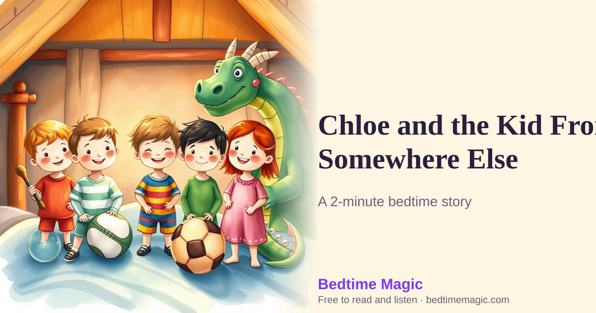 Illustration for Chloe and the Kid From Somewhere Else
