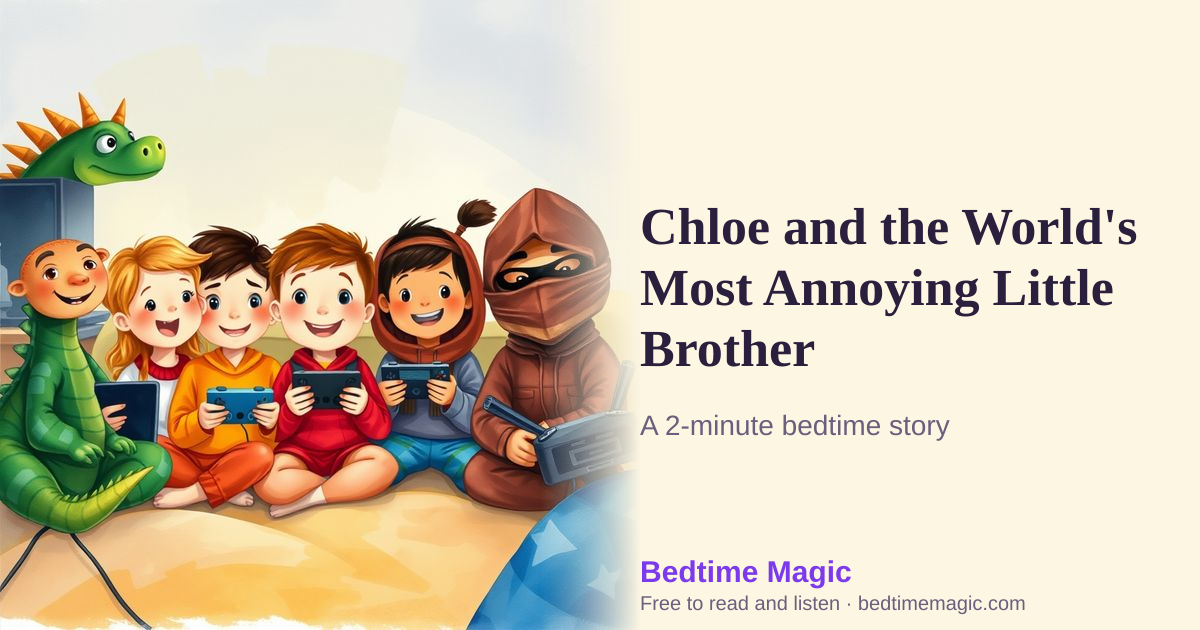 Illustration for Chloe and the World's Most Annoying Little Brother
