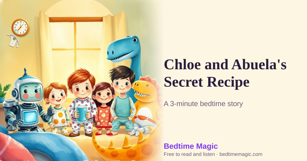 Illustration for Chloe and Abuela's Secret Recipe