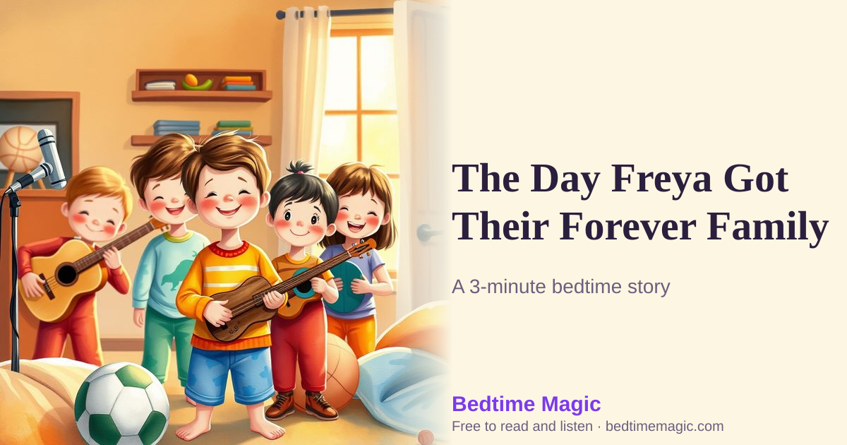 Illustration for The Day Freya Got Their Forever Family