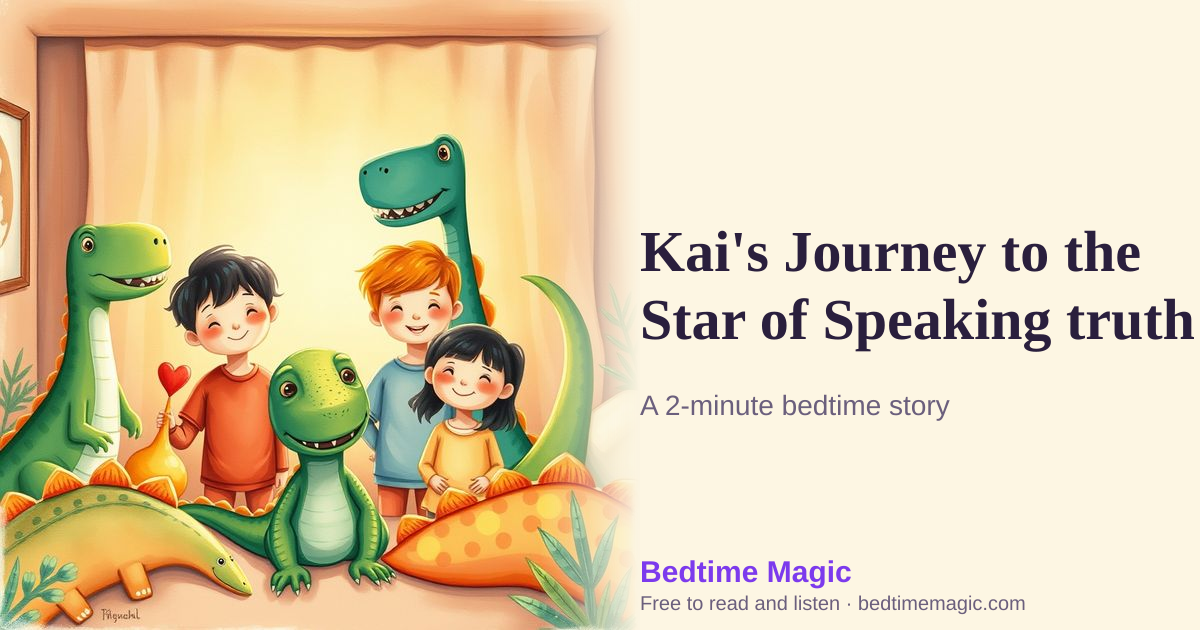 Illustration for Kai's Journey to the Star of Speaking truth