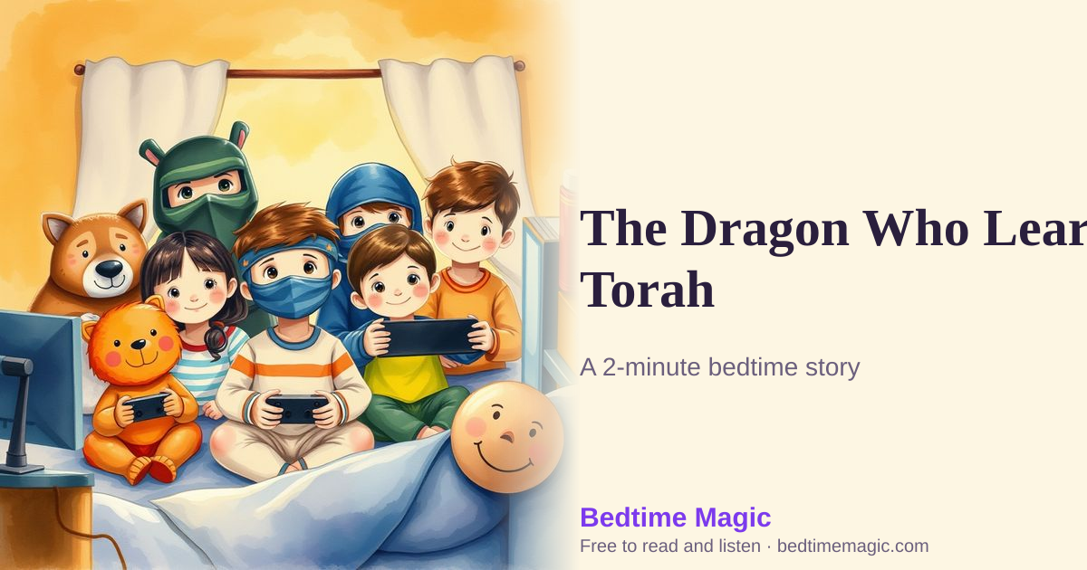 Illustration for The Dragon Who Learned Torah