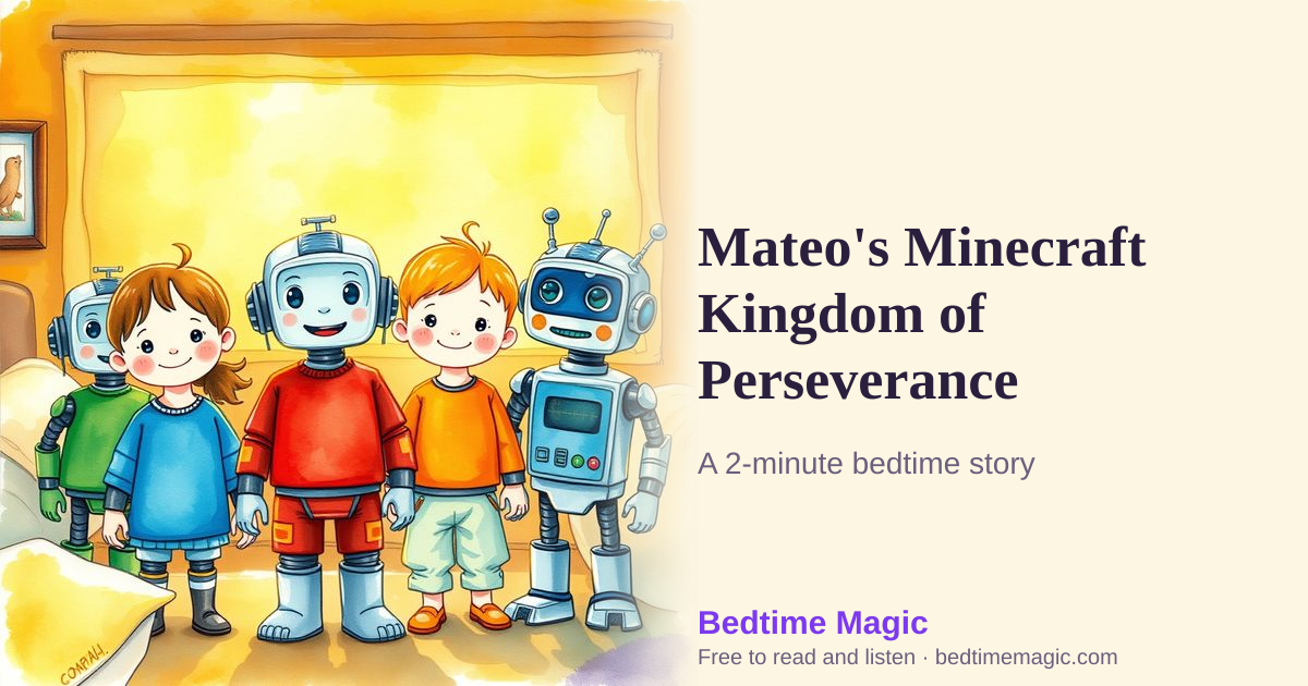 Illustration for Mateo's Minecraft Kingdom of Perseverance