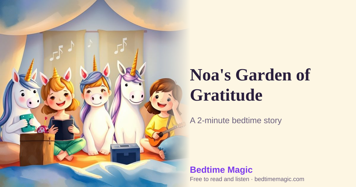 Illustration for Noa's Garden of Gratitude