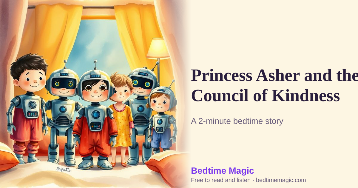Illustration for Princess Asher and the Council of Kindness