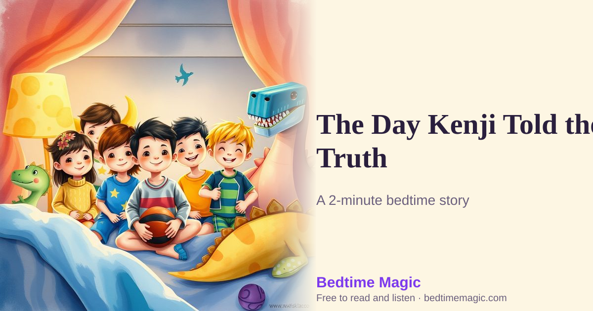 Illustration for The Day Kenji Told the Truth
