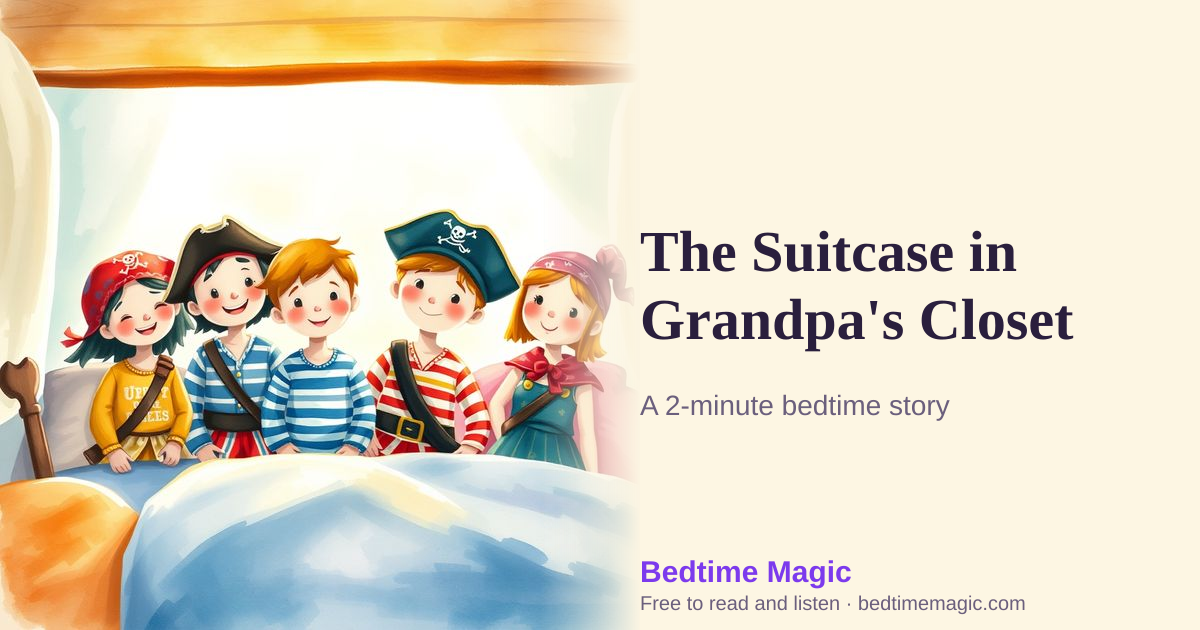 Illustration for The Suitcase in Grandpa's Closet