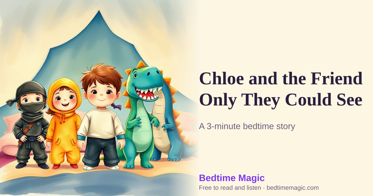 Illustration for Chloe and the Friend Only They Could See