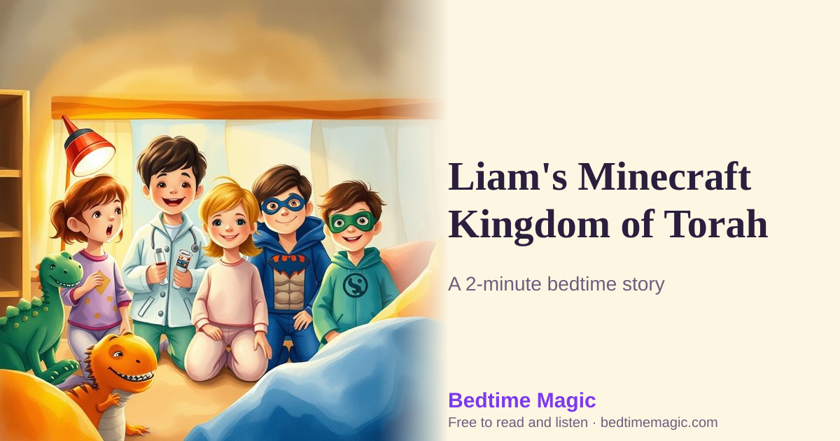 Illustration for Liam's Minecraft Kingdom of Torah