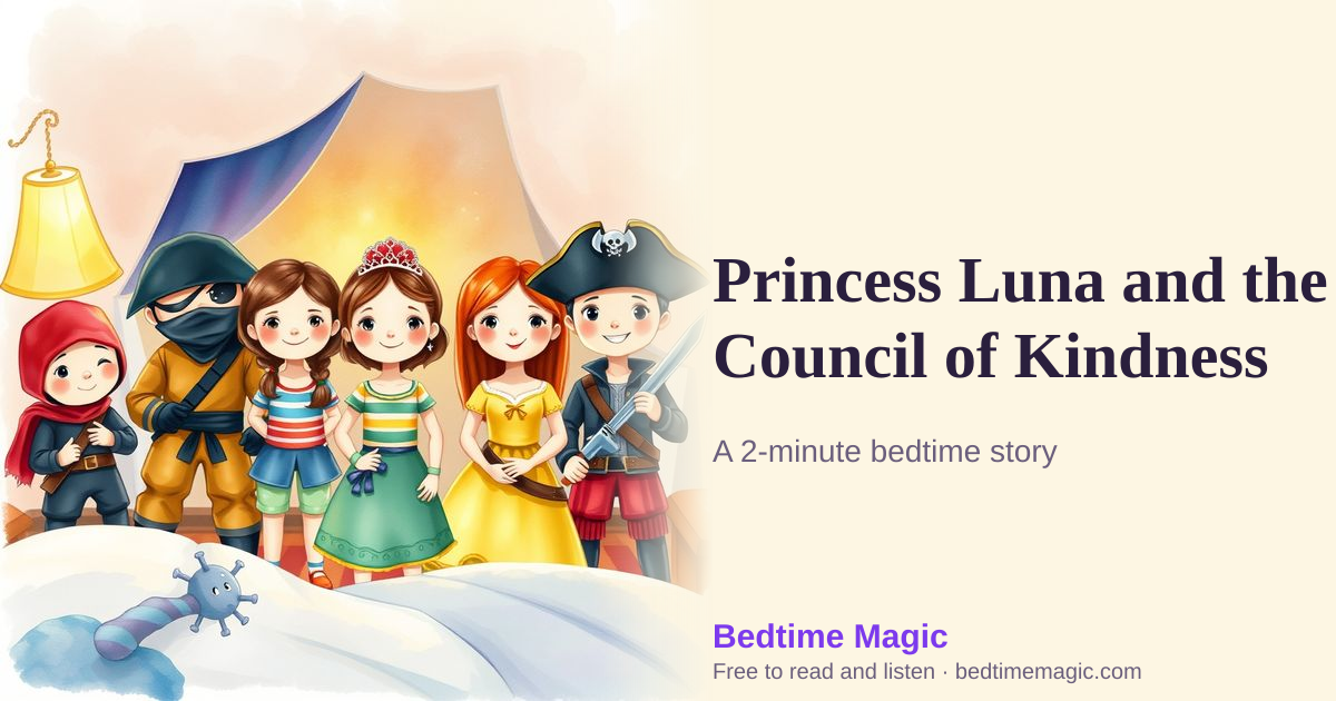 Illustration for Princess Luna and the Council of Kindness