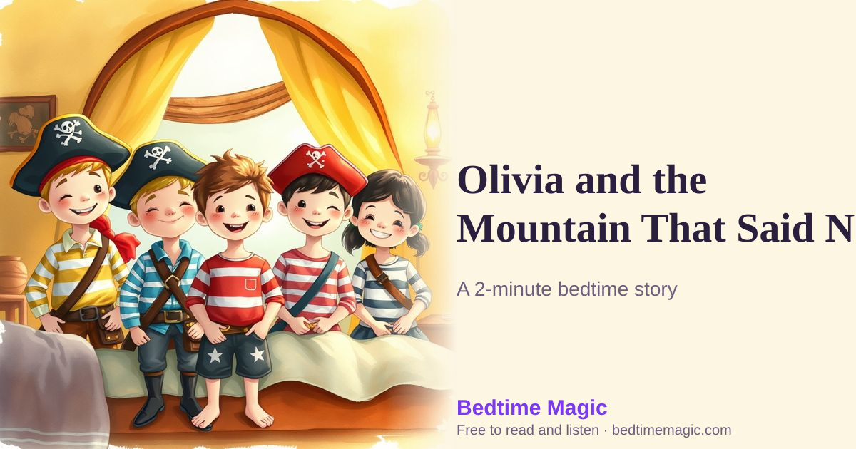 Illustration for Olivia and the Mountain That Said No