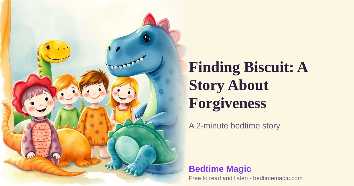 Illustration for Finding Biscuit: A Story About Forgiveness