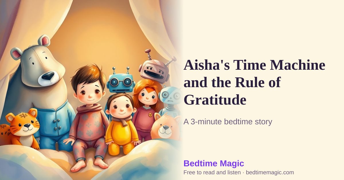 Illustration for Aisha's Time Machine and the Rule of Gratitude