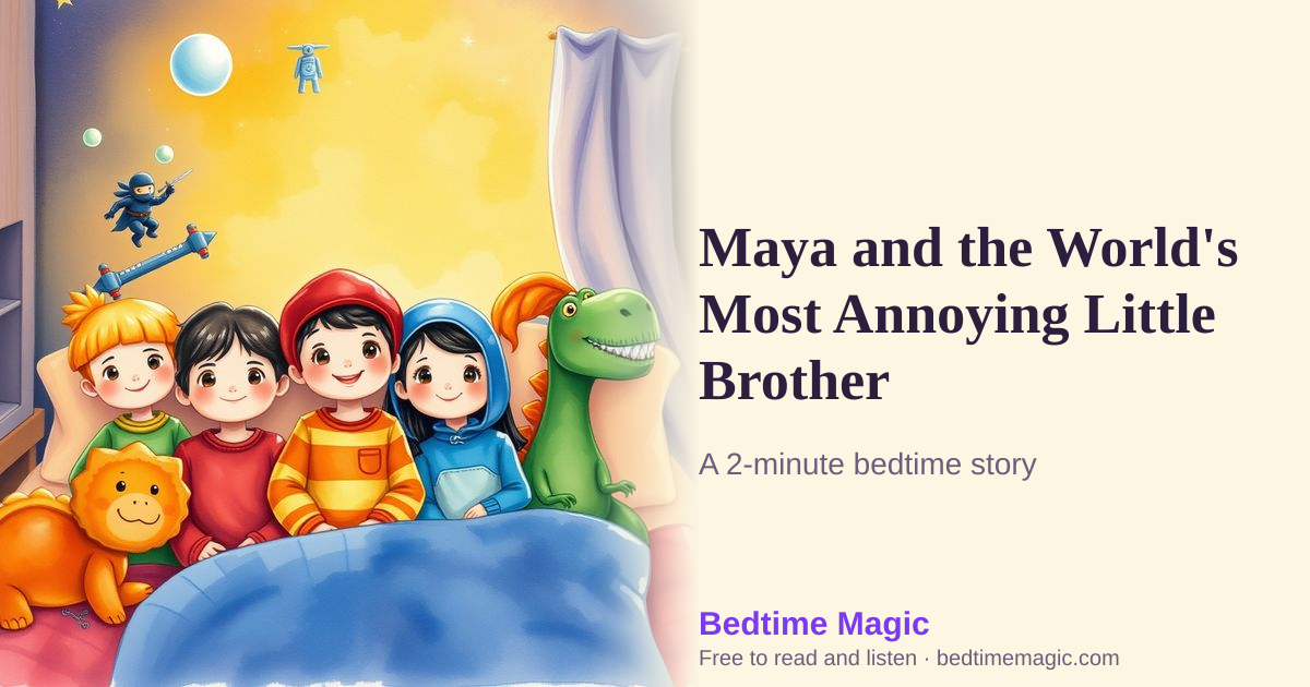 Illustration for Maya and the World's Most Annoying Little Brother