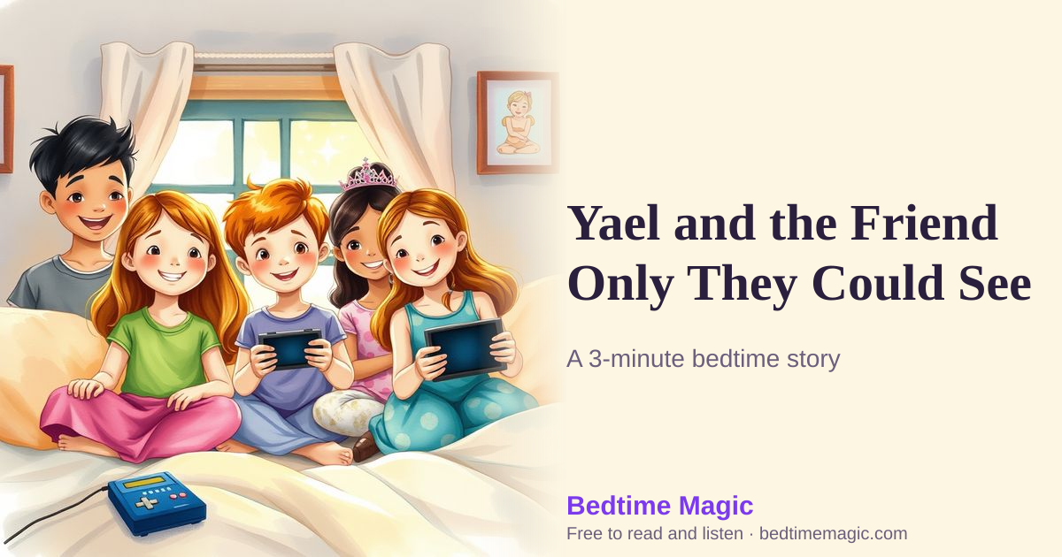 Illustration for Yael and the Friend Only They Could See