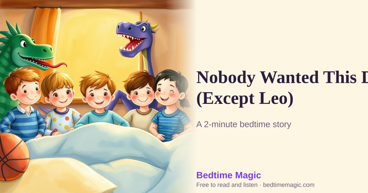 Illustration for Nobody Wanted This Dog (Except Leo)