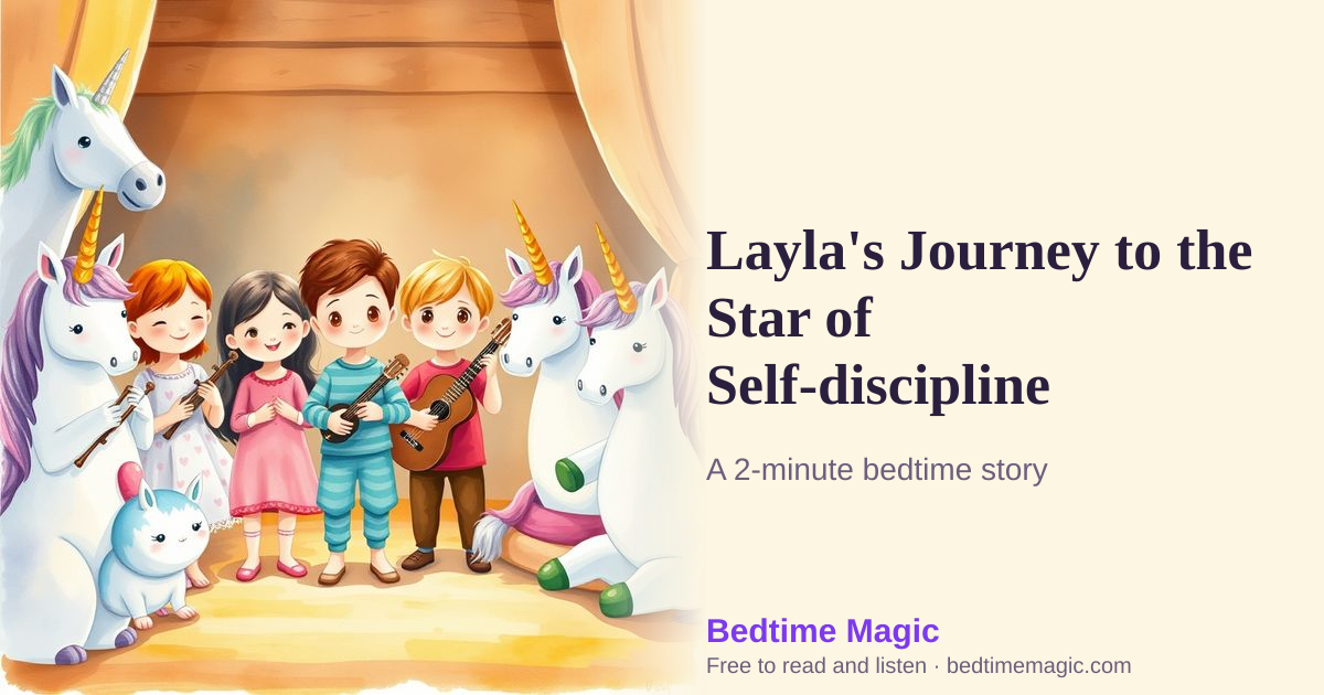 Illustration for Layla's Journey to the Star of Self-discipline