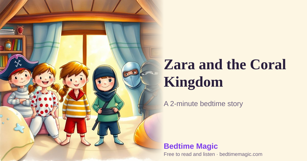 Illustration for Zara and the Coral Kingdom