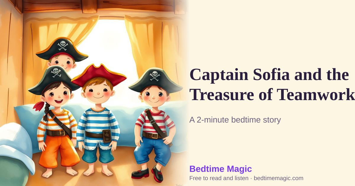Illustration for Captain Sofia and the Treasure of Teamwork