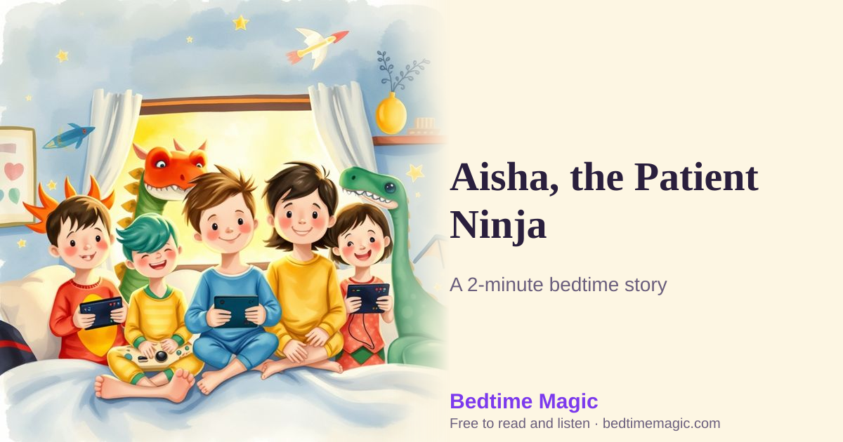 Illustration for Aisha, the Patient Ninja