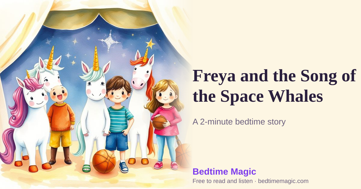 Illustration for Freya and the Song of the Space Whales