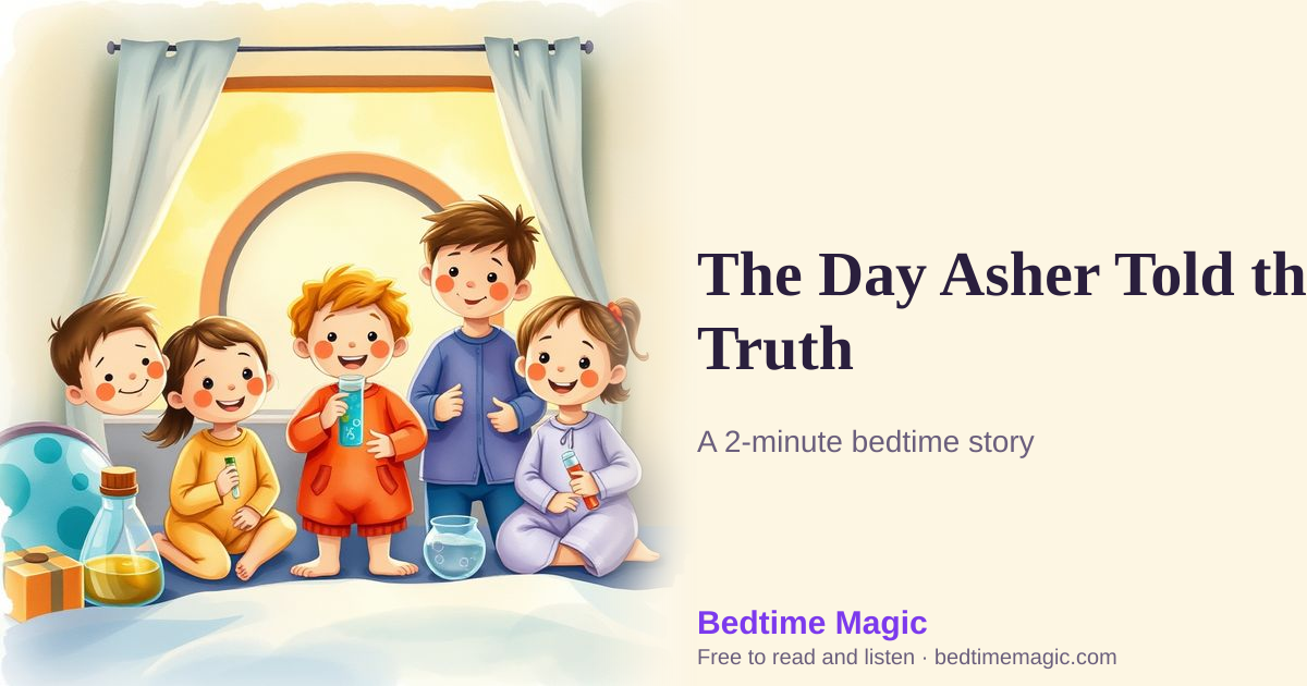 Illustration for The Day Asher Told the Truth