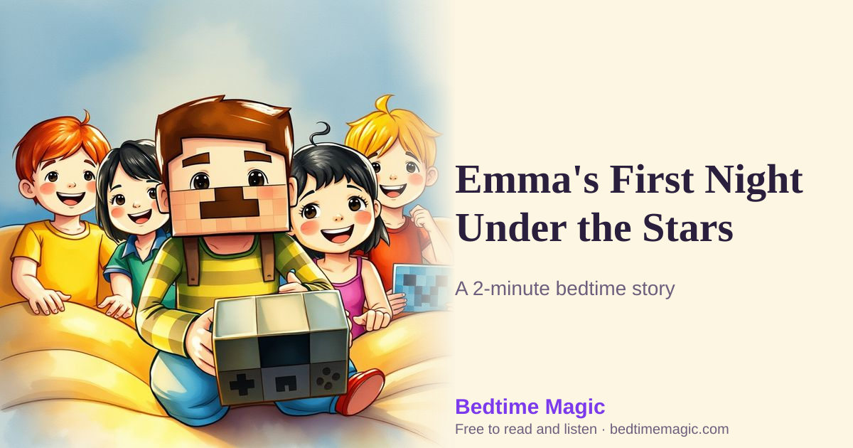 Illustration for Emma's First Night Under the Stars
