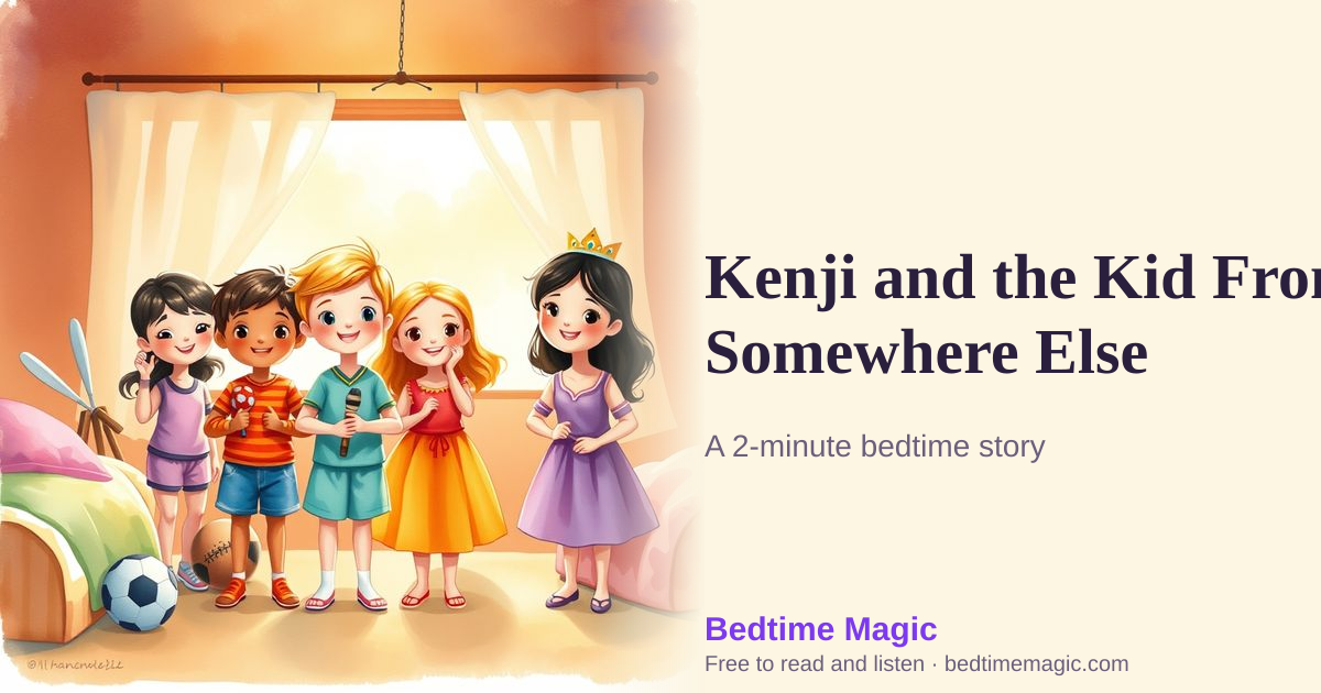 Illustration for Kenji and the Kid From Somewhere Else