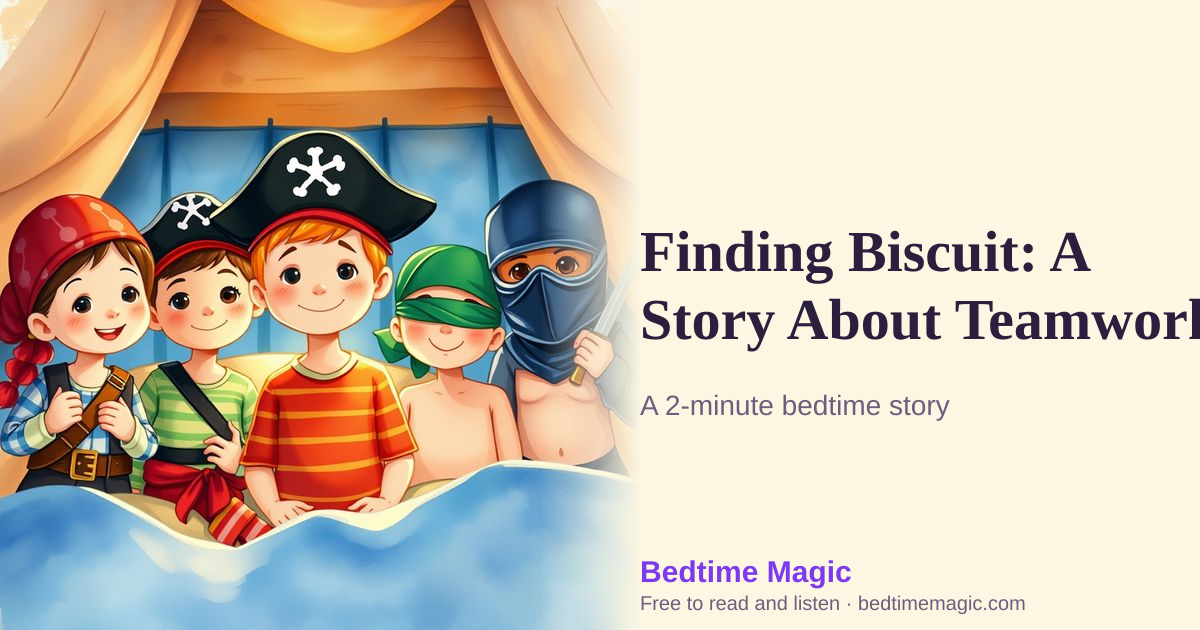 Illustration for Finding Biscuit: A Story About Teamwork