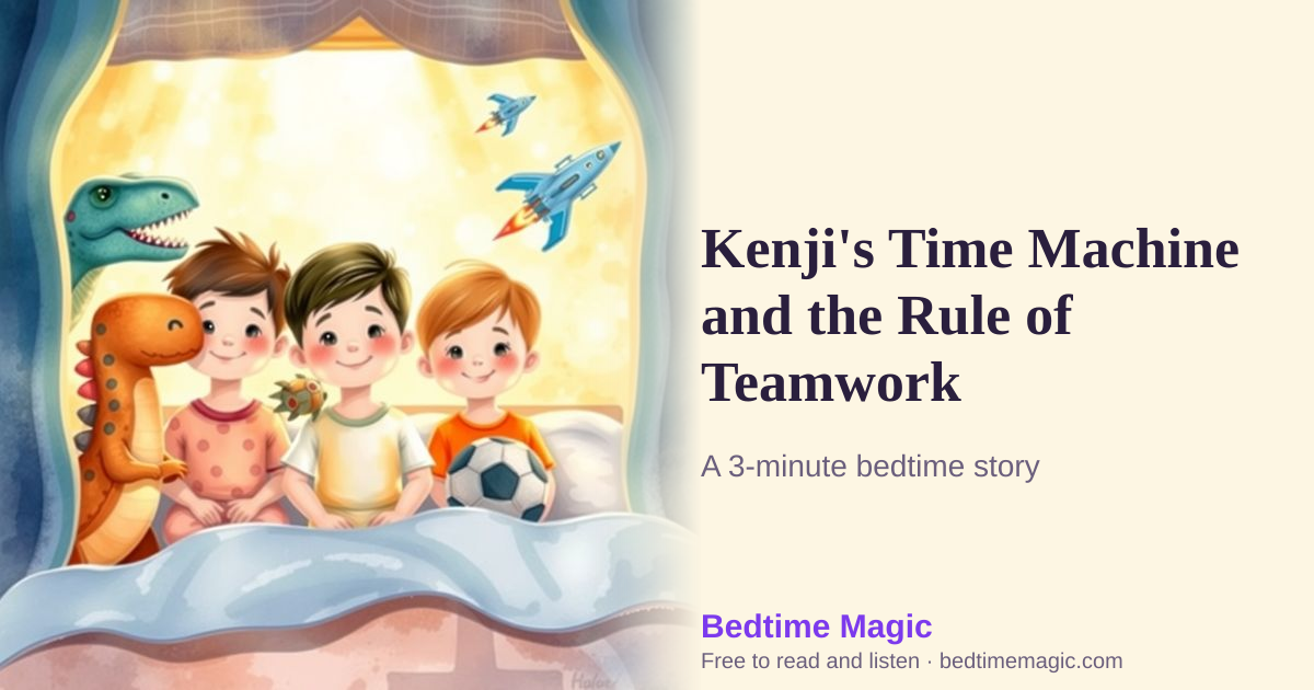 Illustration for Kenji's Time Machine and the Rule of Teamwork