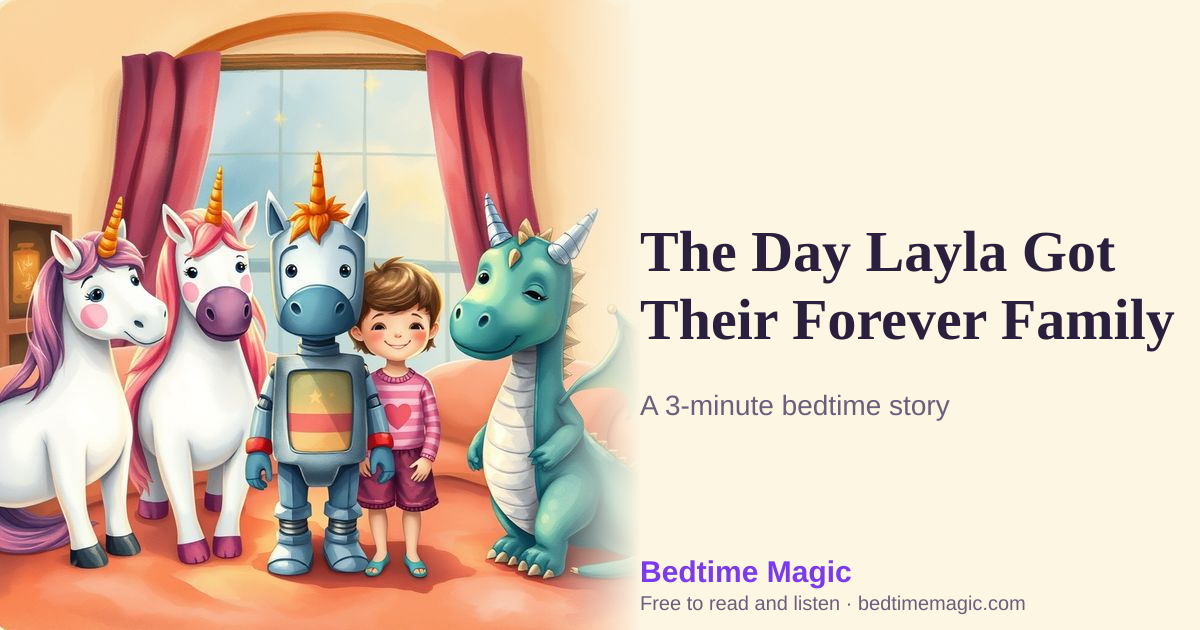 Illustration for The Day Layla Got Their Forever Family