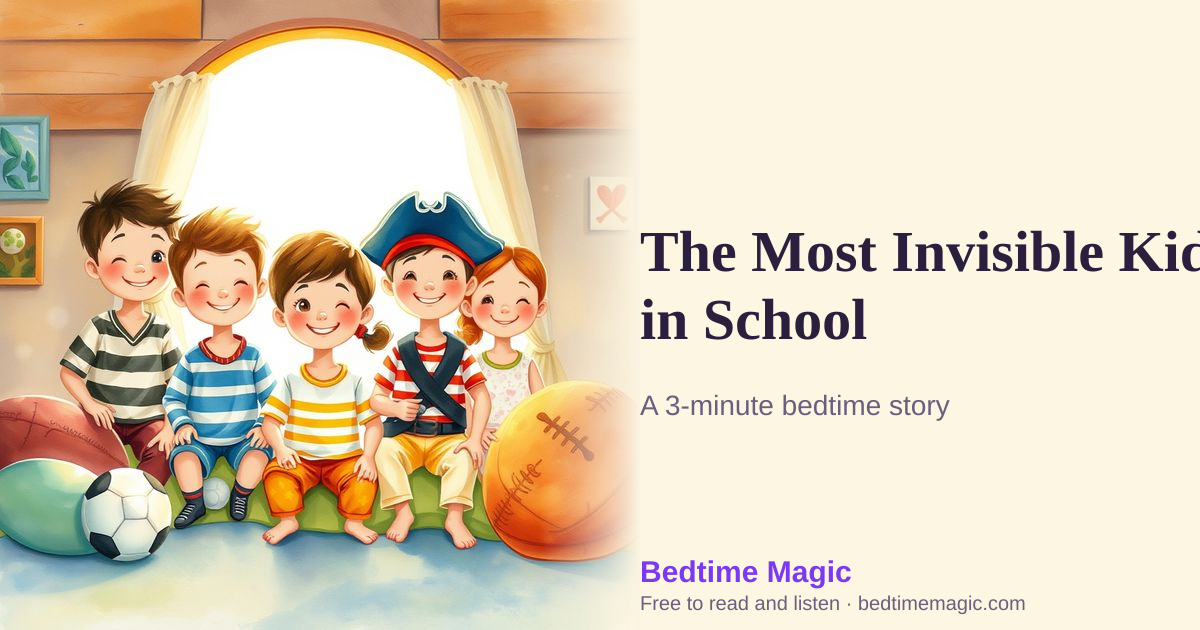 Illustration for The Most Invisible Kid in School
