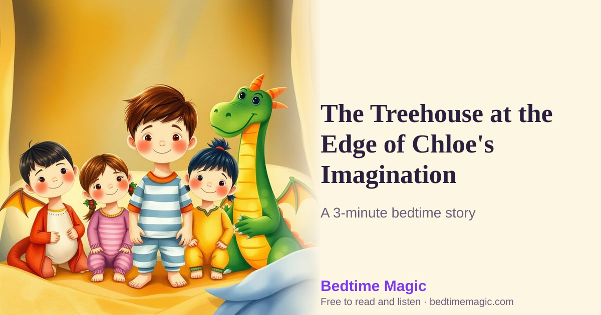 Illustration for The Treehouse at the Edge of Chloe's Imagination