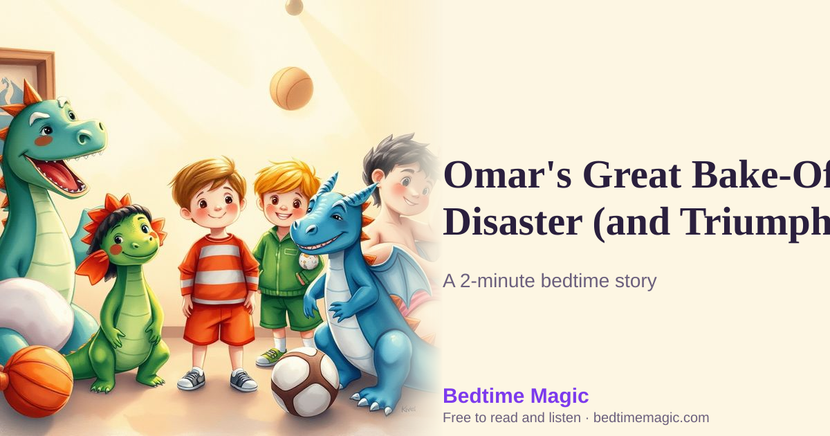 Illustration for Omar's Great Bake-Off Disaster (and Triumph)