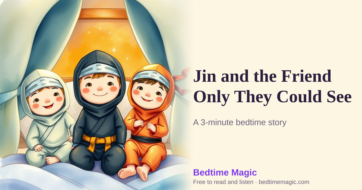 Illustration for Jin and the Friend Only They Could See