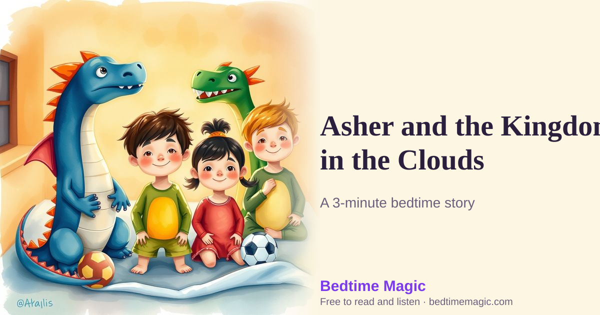 Illustration for Asher and the Kingdom in the Clouds