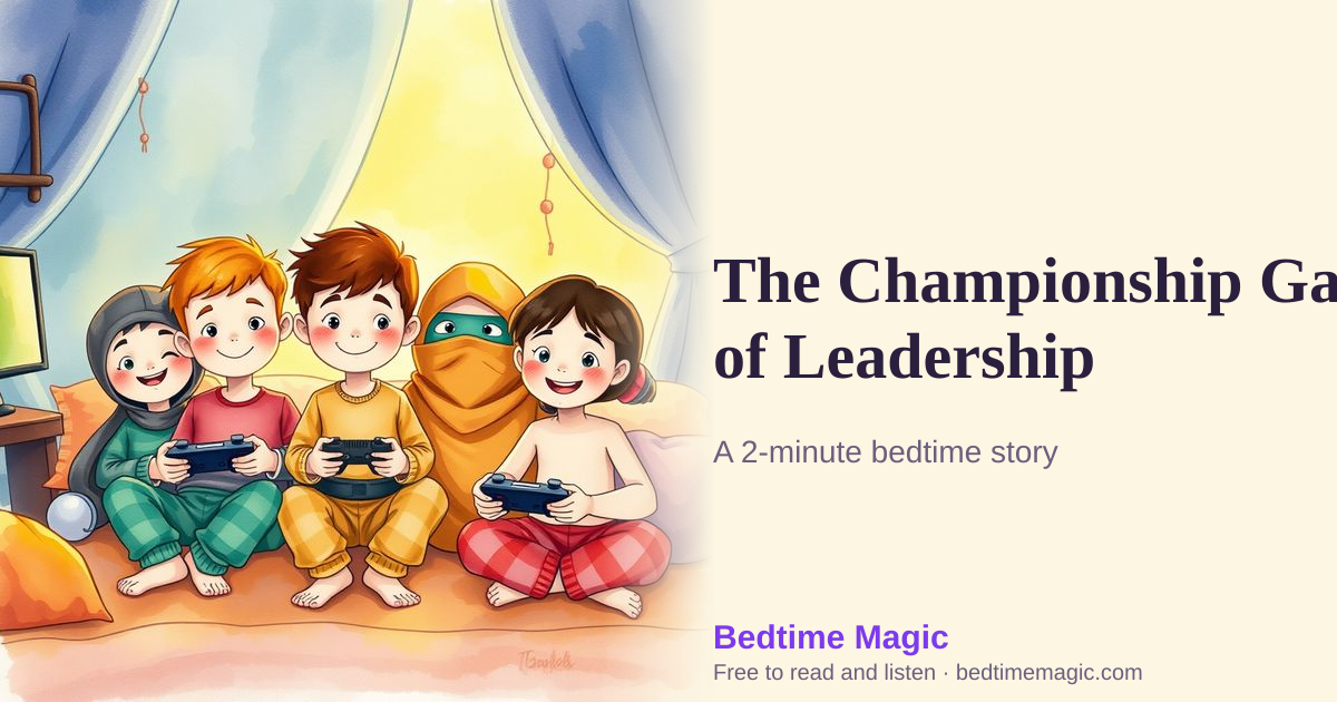 Illustration for The Championship Game of Leadership