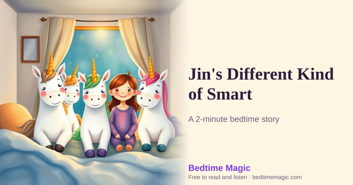 Illustration for Jin's Different Kind of Smart