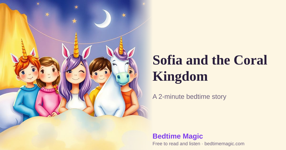 Illustration for Sofia and the Coral Kingdom