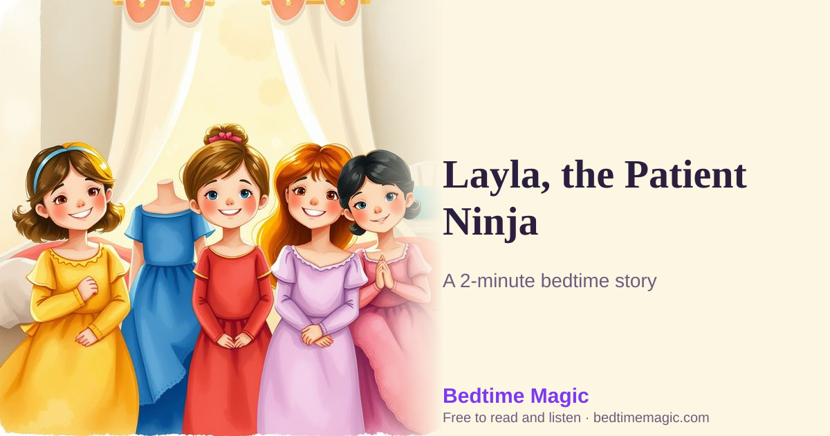 Illustration for Layla, the Patient Ninja