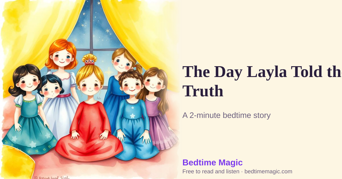 Illustration for The Day Layla Told the Truth