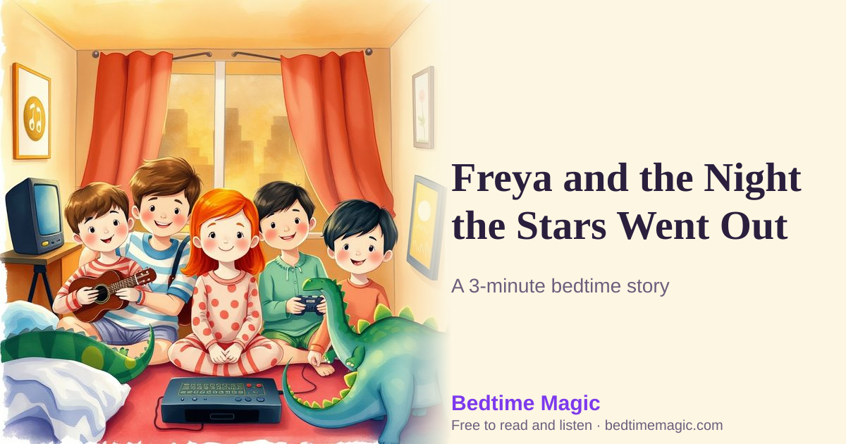 Illustration for Freya and the Night the Stars Went Out