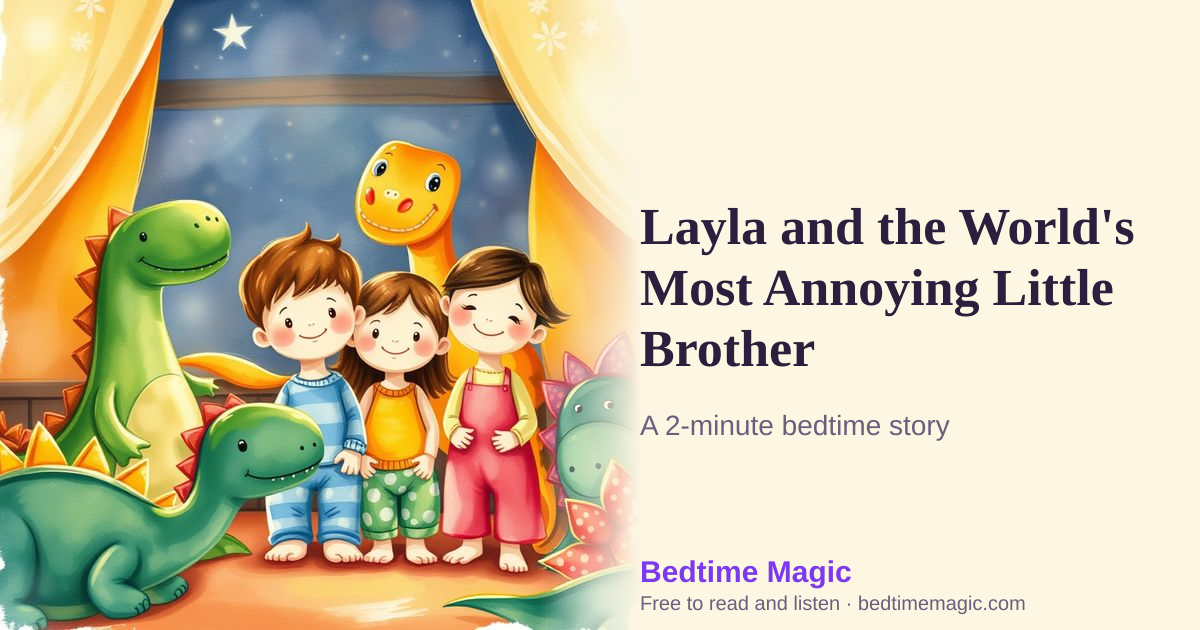 Illustration for Layla and the World's Most Annoying Little Brother