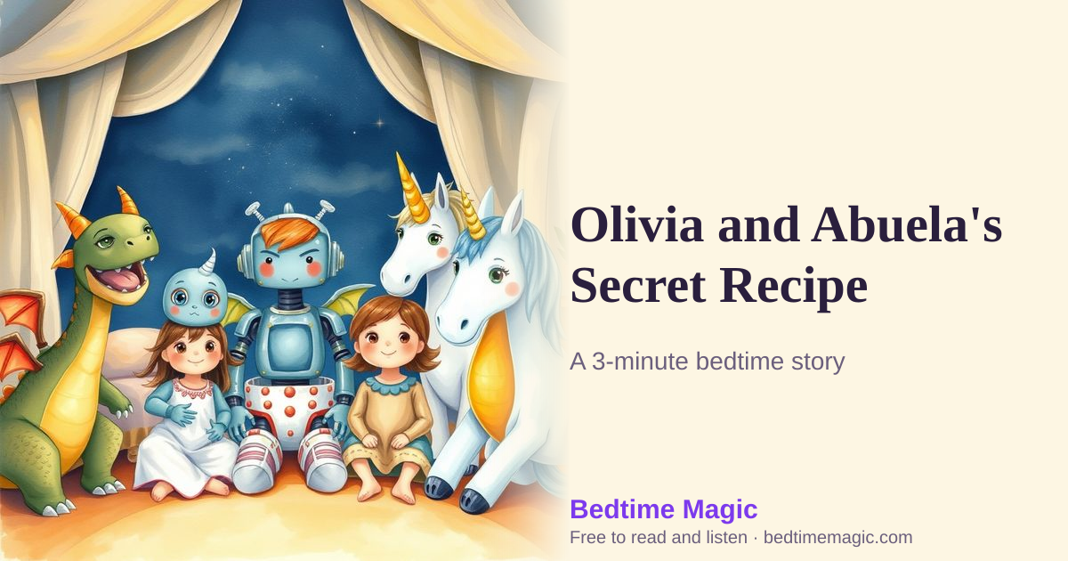 Illustration for Olivia and Abuela's Secret Recipe
