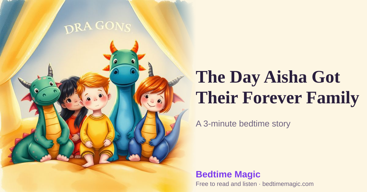 Illustration for The Day Aisha Got Their Forever Family