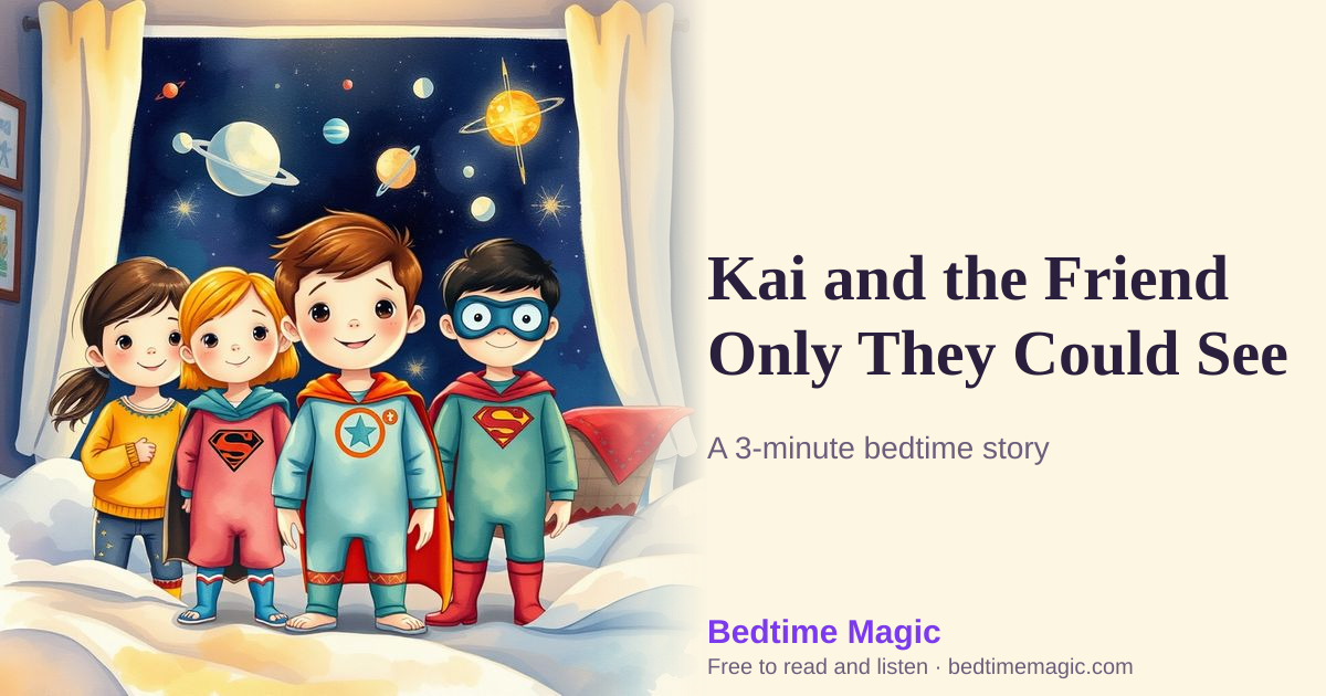 Illustration for Kai and the Friend Only They Could See