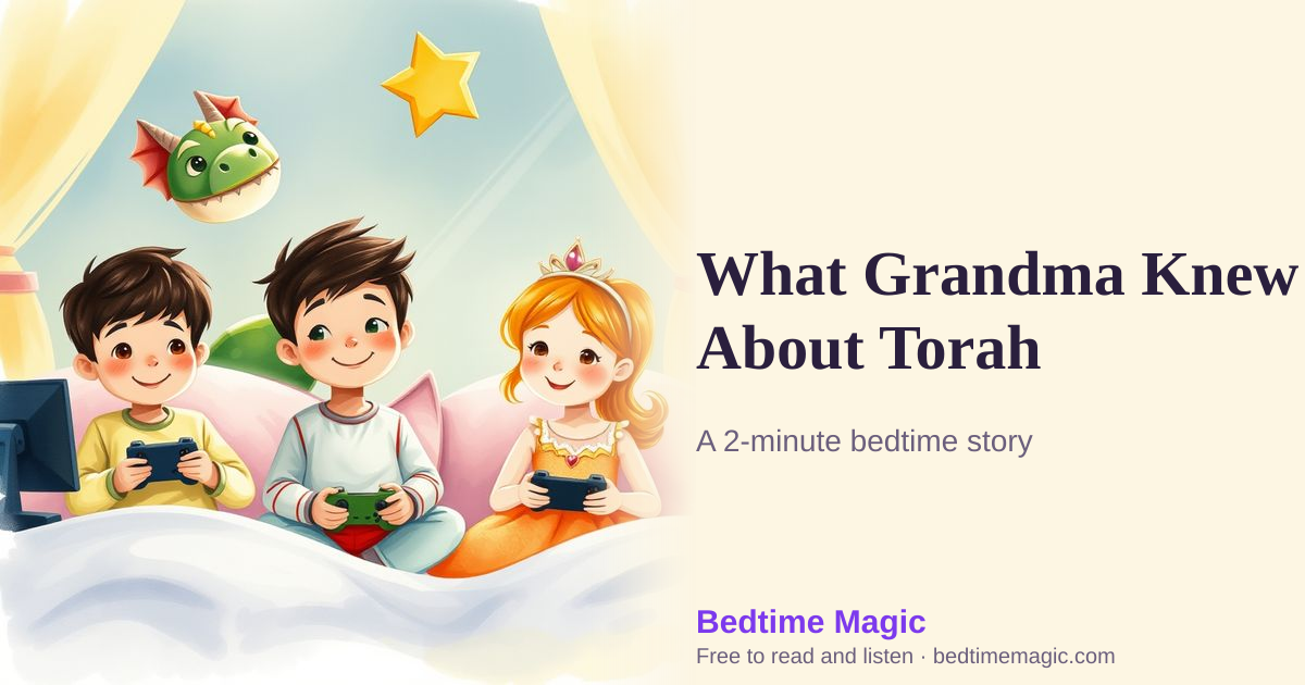 Illustration for What Grandma Knew About Torah